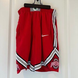 Nike Ohio State OSU Basketball Shorts Authentic Dri Fit Medium M